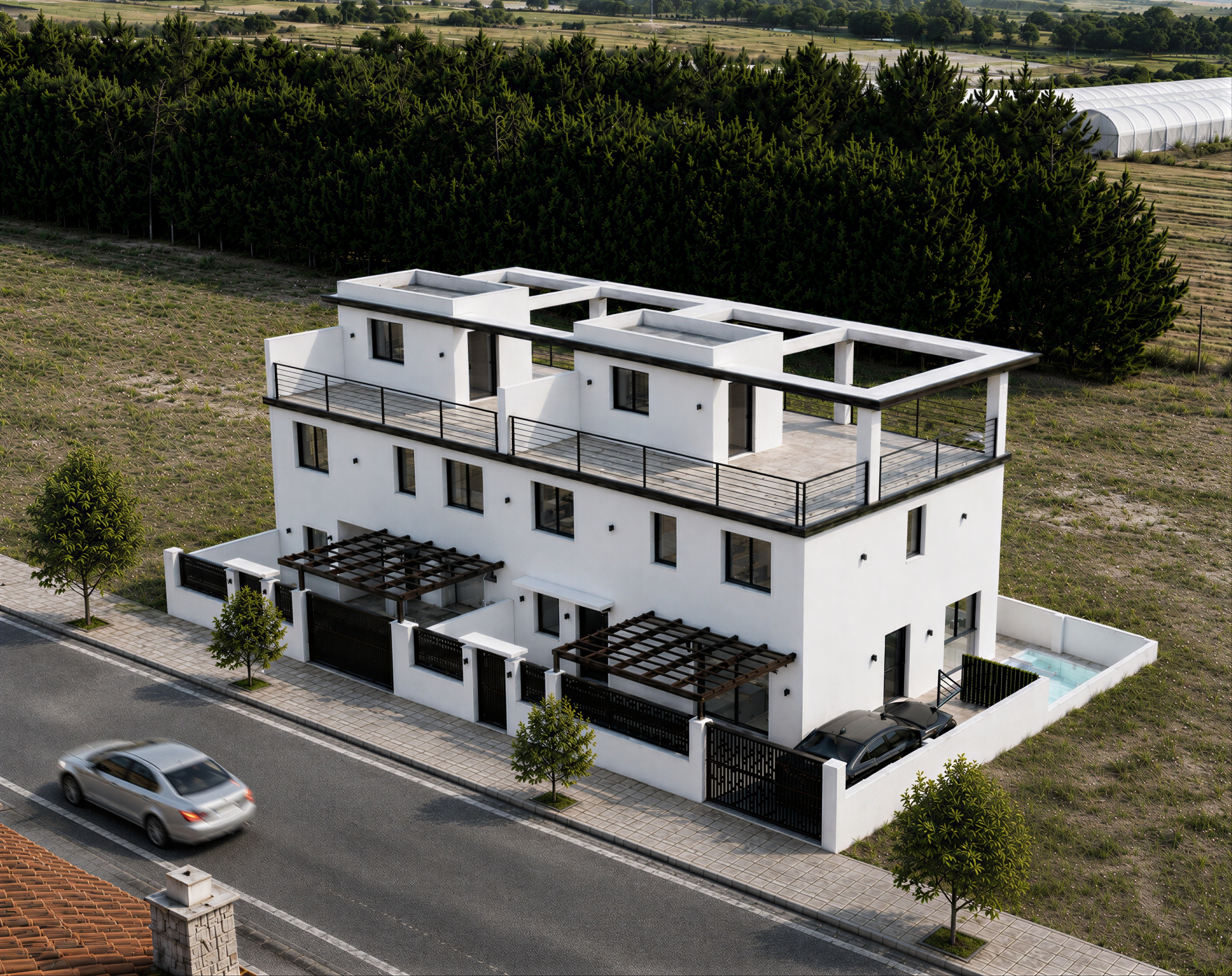 Viviendas modulares en el barrio de San Rafael, Málaga