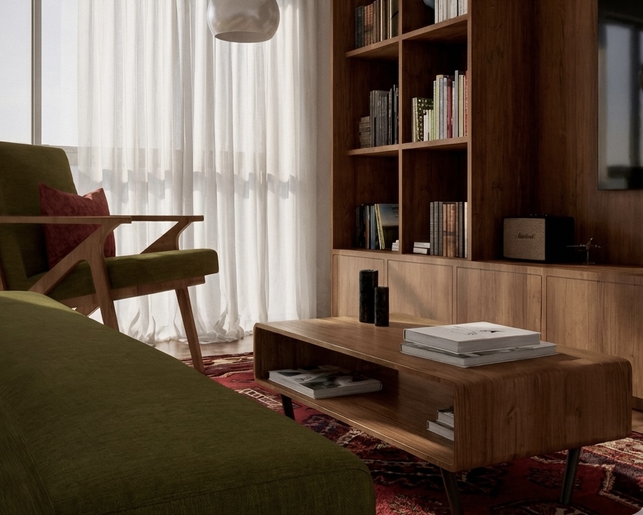 Detalle interior de reforma de vivienda en el Rocío, Málaga